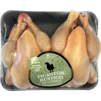 Picantón rústico de corral 2 unidades bandeja 800 g -