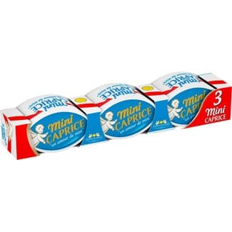 Queso francés de vaca mini de pasta blanda pack 3 x 50 g envase 150 g elaborado con leche pasteurizada -