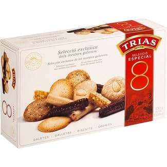Surtido Especial nº 8 Selección de galletas y barquillos caja 300 g -