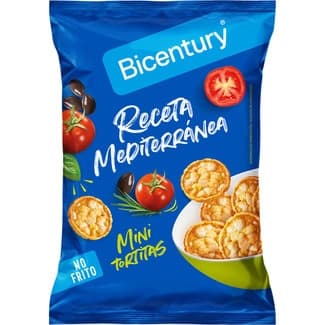 Mini tortitas de maíz receta Mediterránea bolsa 70 g -