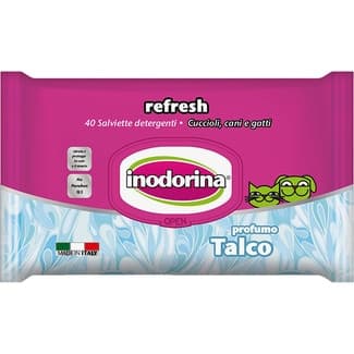Toallitas limpiadoras refrescantes para perros y gatos envase 40 unidades -