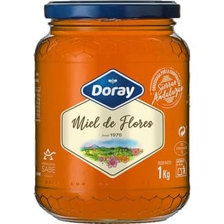 Miel de flores frasco 1 kg -