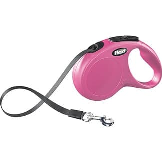 New Classic correa extensible para perros rosa talla S 5 m 1 unidad -