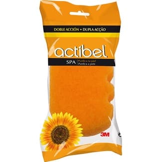 Esponja de baño spa doble acción suave bolsa 1 unidad -