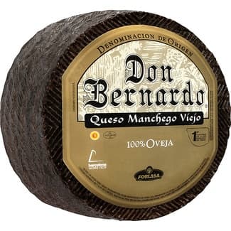 Oro queso viejo 100% oveja DOP Queso Manchego peso aproximado pieza 3 kg elaborado con leche pasteurizada -