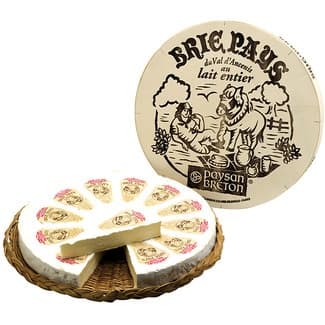 Queso francés brie de vaca elaborado con leche cruda peso aproximado pieza 2,7 kg -