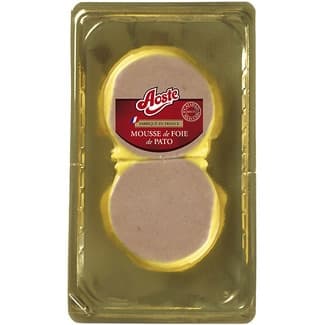 Mousse de foie de pato 2 medallones x 100 g envase 200 g -