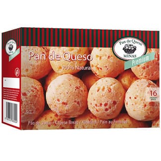 Pan de queso sin gluten16 unidades aprox. estuche 400 g -