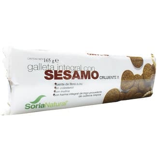 Galletas integrales crujientes de sésamo envase 165 g -