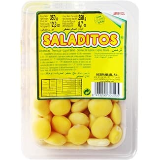 Altramuces bandeja 250 g neto escurrido -