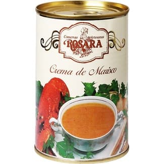 Crema de mariscos lata 390 g -