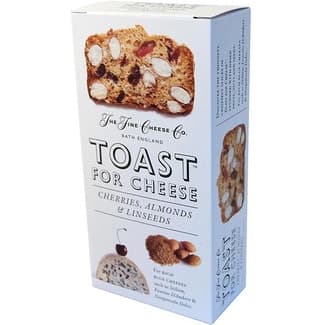 Tostas inglesas con cerezas y almendras estuche 100 g -