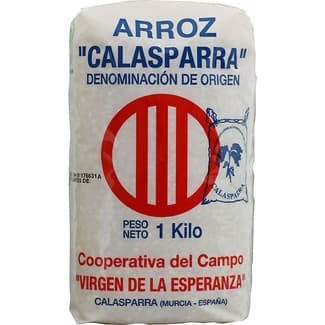 Arroz redondo DOP de Calasparra envase 1 kg -