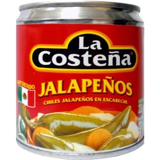 Chiles jalapeños en escabeche lata 125 g neto escurrido -