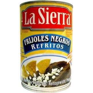 Frijoles negros refritos lata 430 g -