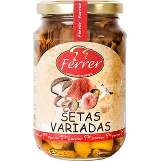 Surtido de setas variadas frasco 200 g neto escurrido -