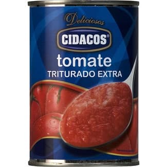 Tomate natural triturado extra lata 400 g -