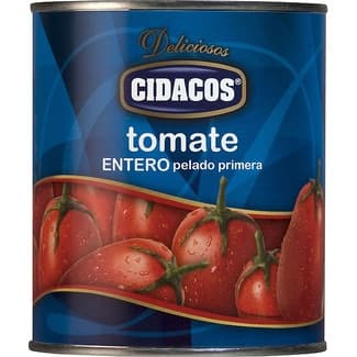 Tomate entero pelado primera lata 480 g neto escurrido -