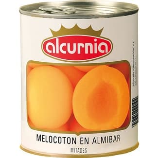 Melocotón en almíbar lata 480 g neto escurrido -