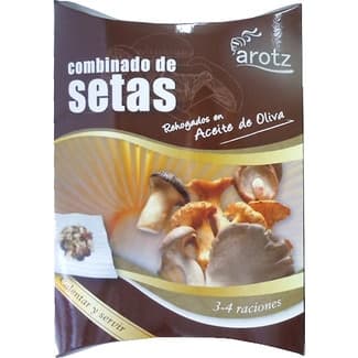 Combinado de setas rehogados en aceite de oliva calentar y servir estuche 200 g -