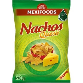 Nachos sabor queso bolsa 200 g -
