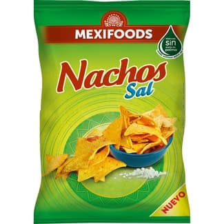 Nachos con sal bolsa 200 g -