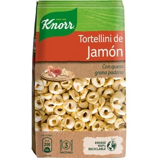 Tortellini relleno de jamón paquete 250 g -