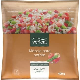 Mezcla de verduras para sofrito bolsa 400 g -