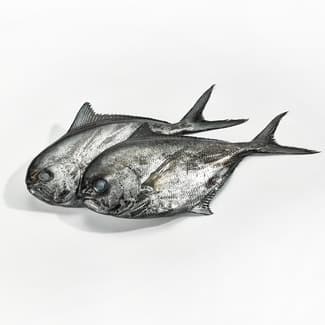 Palometa negra grande peso aproximado pieza 0,9-1,2 kg
