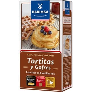 Harina para hacer tortitas y gofres paquete 500 g -