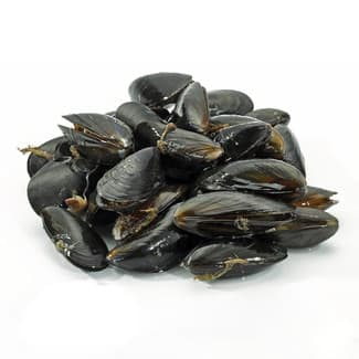 Mejillones medianos 25-35 pzas/kg peso aproximado bolsa 1 kg