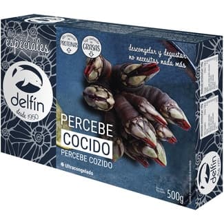 Percebe cocido estuche 500 g neto escurrido -