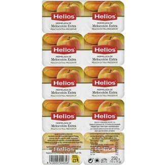 Confitura de melocotón pack 10 unidades envase 25 g -