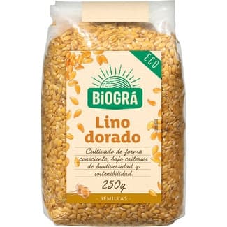 Semillas de lino dorado ecológico envase 250 g -