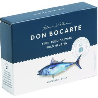 Ventresca de atún rojo salvaje en aceite de oliva lata 85 g -