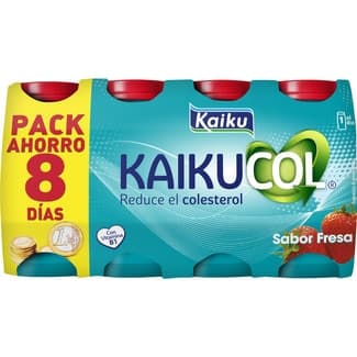 Kaikucol sabor fresa pack 8 unidades 65 ml pack ahorro -