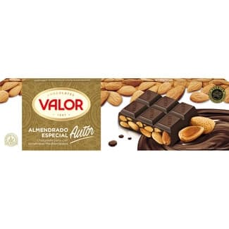 Chocolate almendrado especial autor sin gluten tableta 500 g -