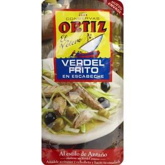 Verdel frito en escabeche sobre 185 g -