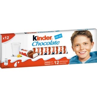 Barritas de chocolate con leche estuche 12 unidades -
