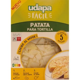 Patata para tortilla cocida al vapor tu plato en 5 minutos envase 450 g -