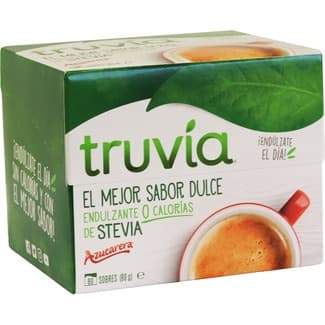 Endulzante de Stevia 0 calorías 80 sobres caja 80 g -