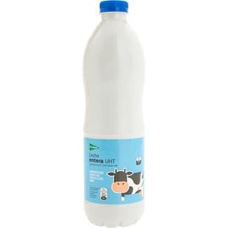 Leche entera botella 1,5 l -