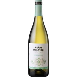 Vino blanco chardonnay fermentado en barrica DO Somontano botella 75 cl -
