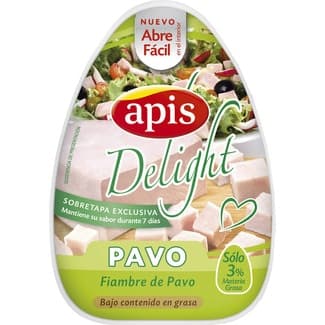 Fiambre de pavo delight lata 220 g -