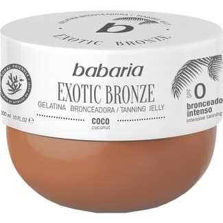 Gelatina bronceadora Exotic Bronze Coco SPF-0 tarro 300 ml -