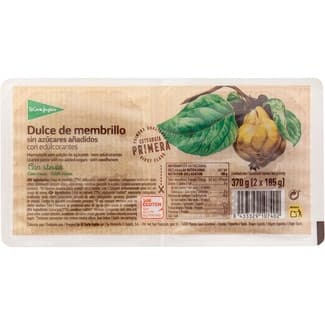 Dulce del membrillo sin azúcares añadidos con stevia sin gluten pack 2 envase 185 g -