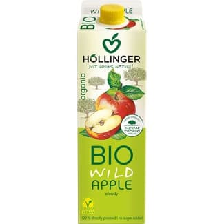 Zumo de manzana ecológico exprimido brik 1 l -