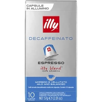 Café espresso descafeinado estuche 10 cápsulas compatibles con máquinas Nespresso -