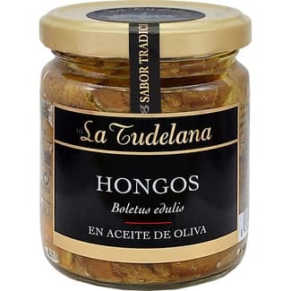 Hongos boletus edulis en aceite de oliva frasco 200 g -