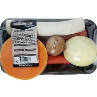 Surtido para crema de calabaza bandeja 600 g peso aproximado -